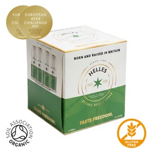 Freedom Organic Helles Lager 4.8% 4 Pack