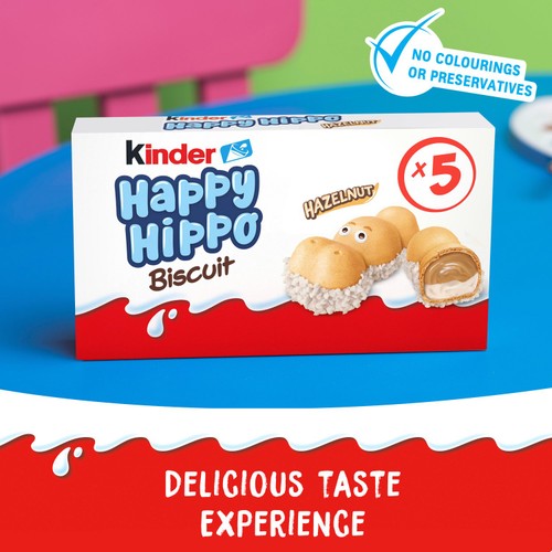 Kinder Happy Hippo Milk & Hazelnut Biscuits