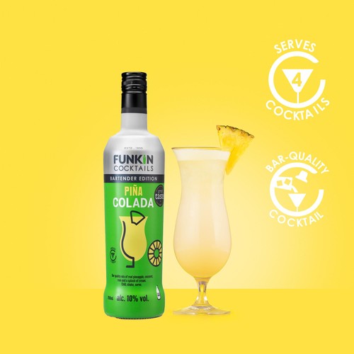 Funkin Pina Colada Cocktail Bottle