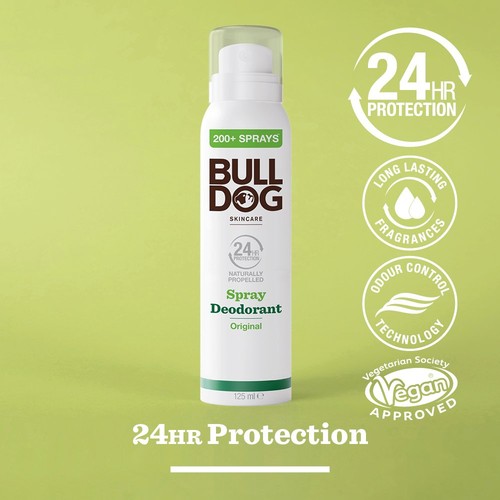 Bulldog Original Naturally Propelled Spray Deodorant