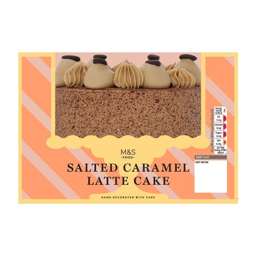 M&S Salted Caramel Latte Cake