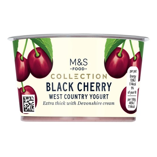 M&S Collection Black Cherry West Country Yogurt