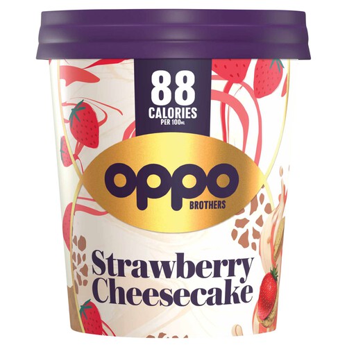 Oppo Brothers Strawberry Cheesecake Ice Cream - Ocado