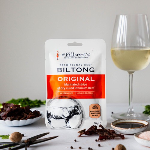 Mr Filberts Traditional Beef Biltong - Original