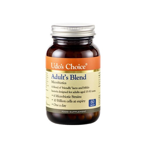 Udo's Choice Adult's Blend Microbiotics Supplement Vegetable Capsules 