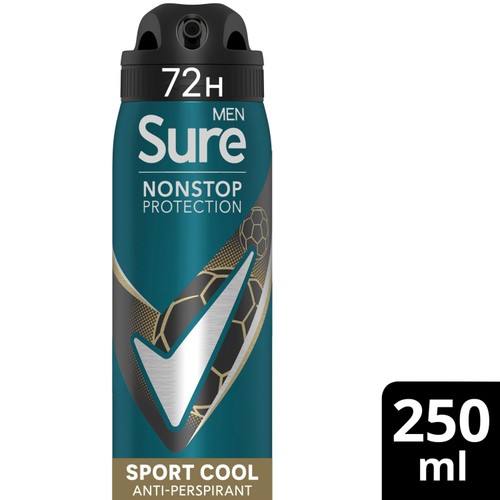 Sure Men 72hr Nonstop Protection Sport Cool Antiperspirant Deodorant