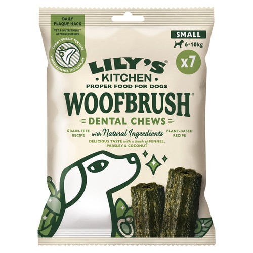 Lily's Kitchen Woofbrush All Natural Daily Dental Chew Small Dog Multipack