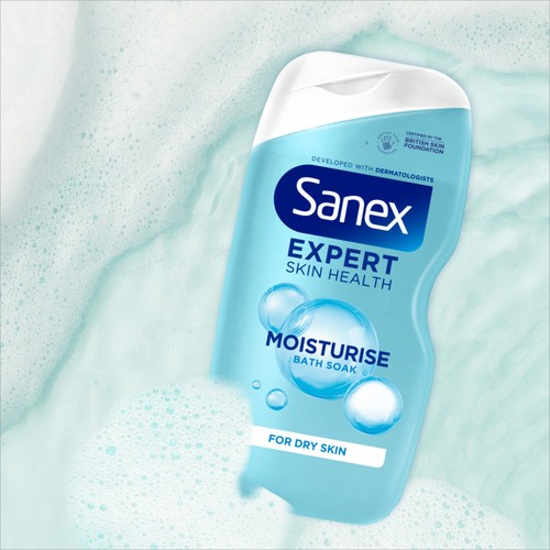 Sanex Expert Skin Health Moisturising Bubble Bath Soak
