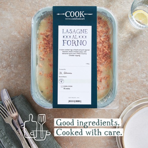 COOK Lasagne Al Forno for 4