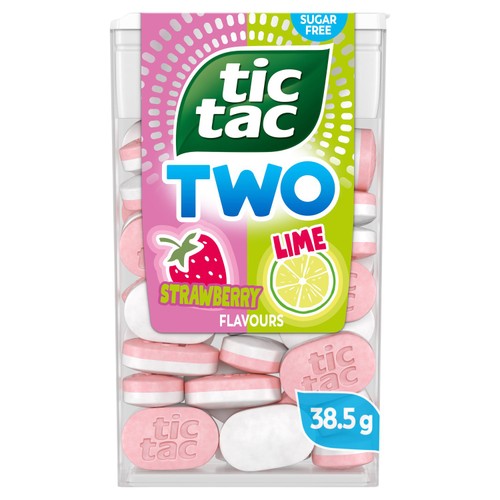 Tic Tac Two Strawberry and Lime