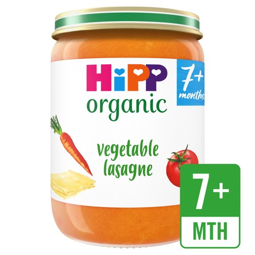 HiPP Organic Vegetable Lasagne Baby Food Jar 7+ Months 