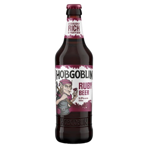 Hobgoblin Ruby Ale Beer Bottle