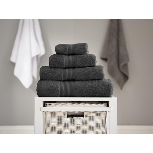 Bliss 100% Pima Cotton Face Cloths, Carbon