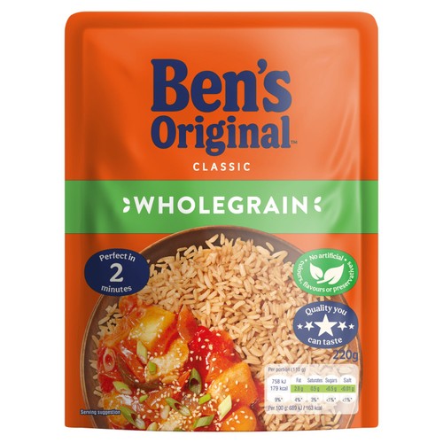 Ben's Original Wholegrain Microwave Rice