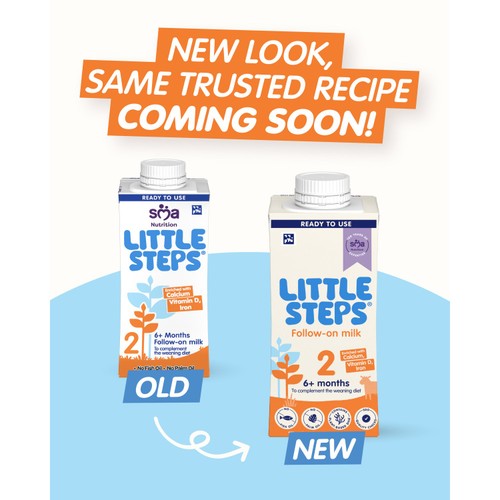 LITTLE STEPS Follow-On Baby Milk 6 mth+ Ready-to-use formula milk 200ml