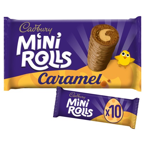 Cadbury Milk Caramel Mini Rolls Cakes