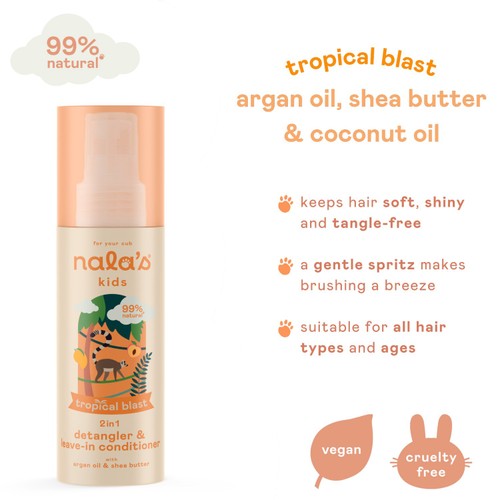 Nala's Kids Detangle Spray Tropical Blast