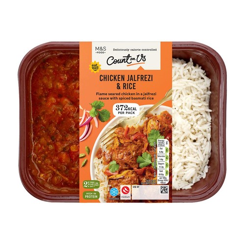 M&S Count On Us Chicken Jalfrezi with Rice