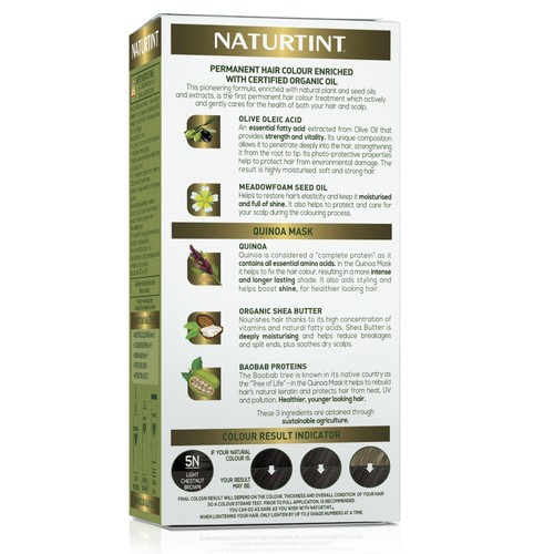 Naturtint Permanent Hair Colour Gel 5N Light Chestnut Brown