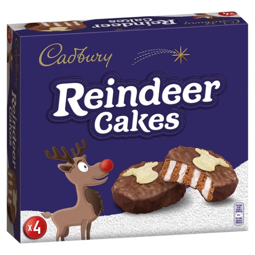 Cadbury Christmas Rudolph Cakes