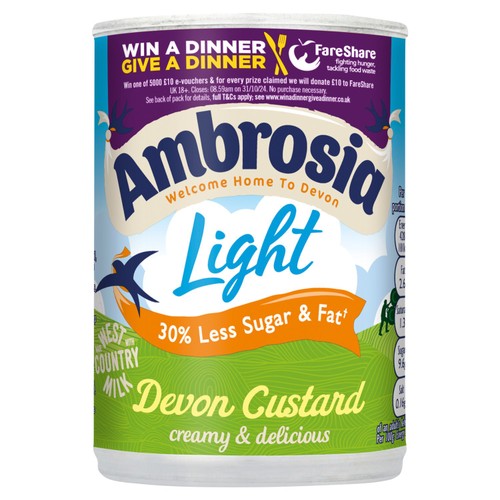 Ambrosia Low Fat Devon Custard Tin