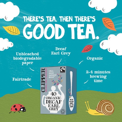 Clipper Organic & Fairtrade Decaffeinated Earl Grey Tea