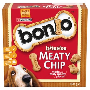 Bonio Meaty Chip Bitesize Dog Biscuits