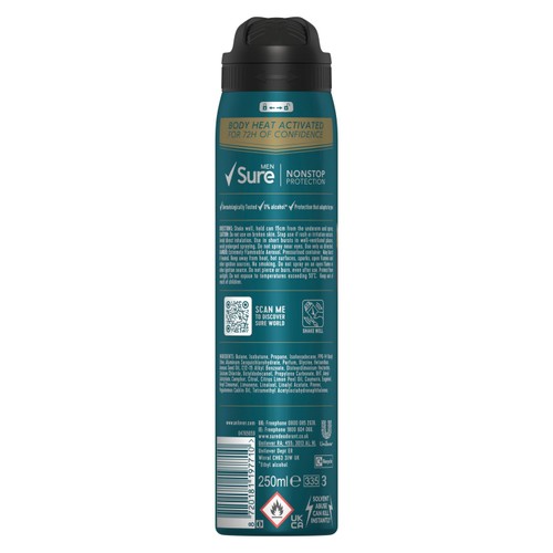 Sure Men 72hr Nonstop Protection Sport Cool Antiperspirant Deodorant