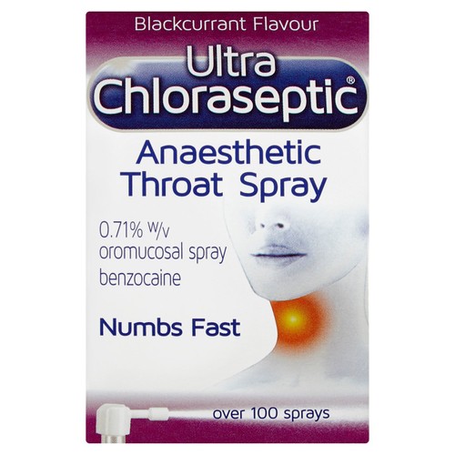 Ultra Chloraseptic Anaesthetic Throat Spray Blackcurrant