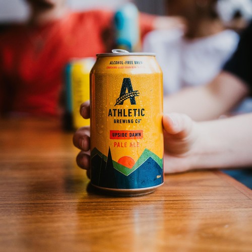 Athletic Brewing Co Upside Dawn Pale Ale Alcohol Free