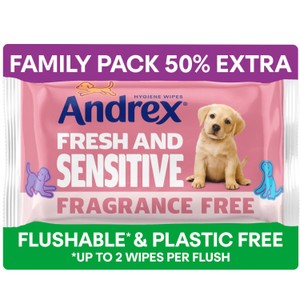 Andrex® ULTIMATE FRESH Hygiene Wipes Odour Control Moist Toilet Tissue Single Pack (36 sheets)