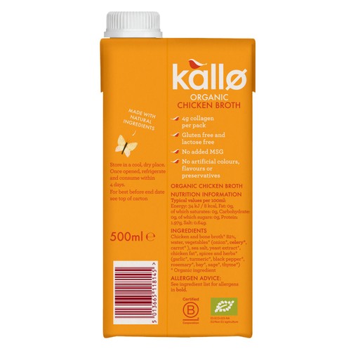 Kallo Organic Chicken Bone Broth