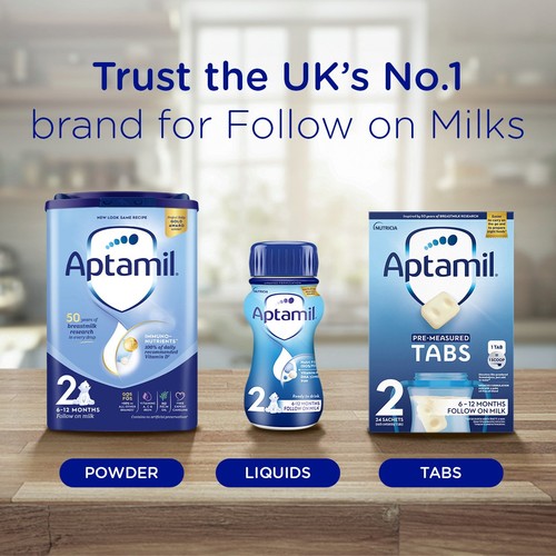 Aptamil 2 Follow On Baby Milk Formula Powder 6-12 Months