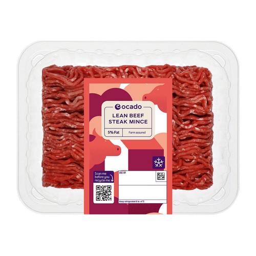 Ocado Lean Beef Steak Mince 5% Fat