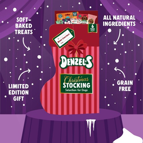 Denzel's Christmas Stocking Selection of Dog Treats