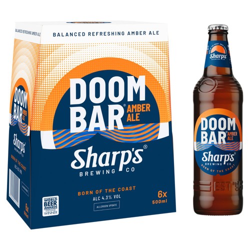 Sharp's Doom Bar Amber Ale Bottle 6 x 500ml