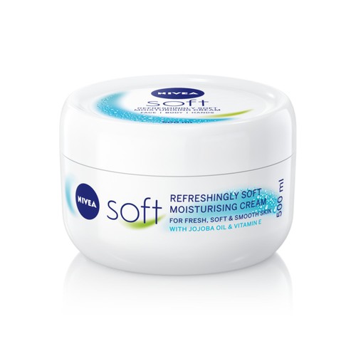 NIVEA Soft Moisturiser Cream for Face, Hands & Body