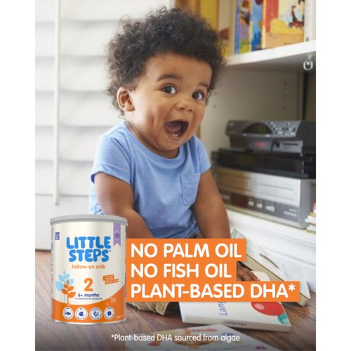 LITTLE STEPS Follow-on Baby Milk Powder Formula 6 mth+ 800 g