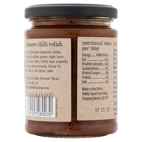 Diddly Squat Farm Habanero Chilli Relish
