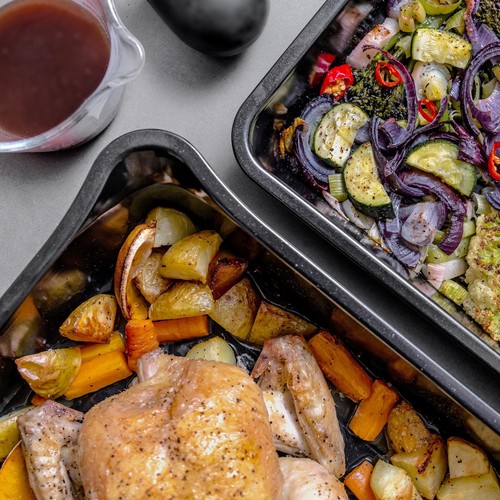 Tala Non-stick Large Roaster with Pouring lip 