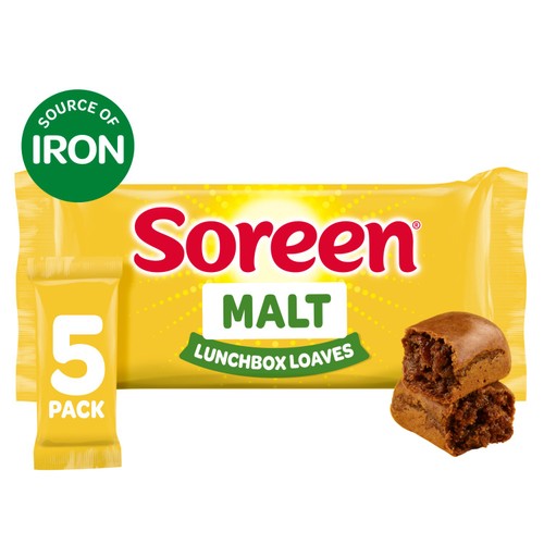 Soreen 5 Individual Malt Lunchbox Loaves