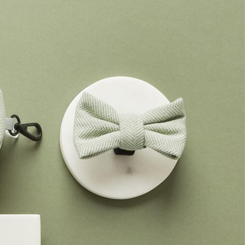 Cocopup London Sage Tweed Dog Bandana & Bow Tie