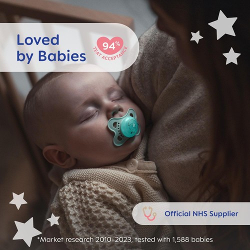 MAM Night 0-6m Soother 2pk