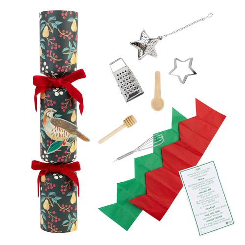 Talking Tables Partridge Deluxe Crackers with Culinary Gifts