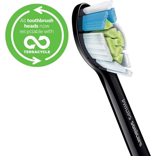 Philips Sonicare W2 Optimal White Toothbrush Heads, Black 4 Pack