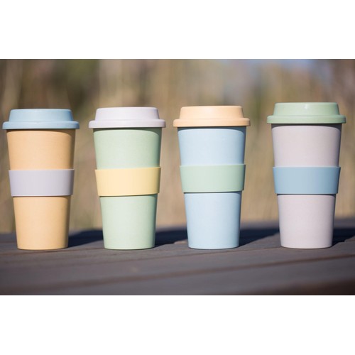 Natural Elements Eco-Friendly Recycled Plastic Travel Mug - 375ml
