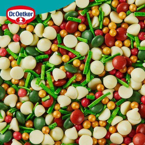 Dr. Oetker Christmas White Chocolate Chip & Sprinkles Mix