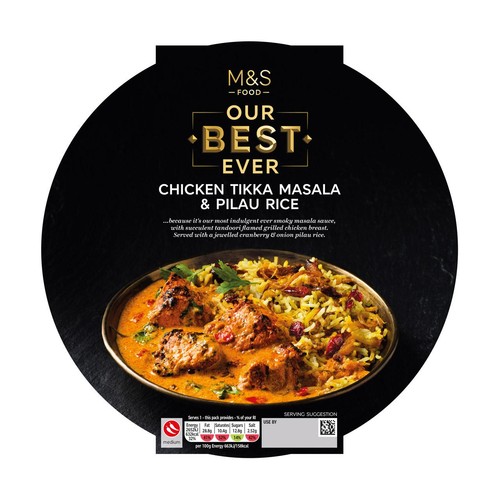 M&S Our Best Ever Chicken Tikka Masala & Rice