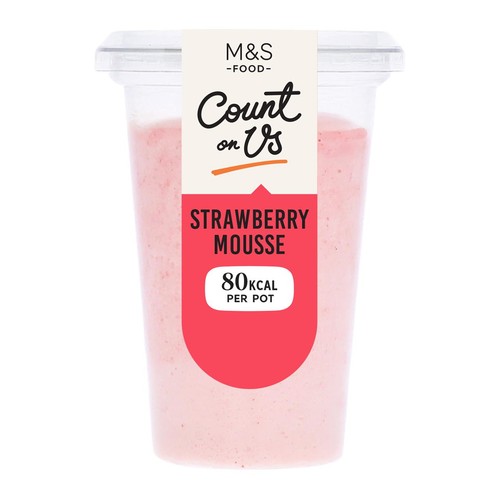 M&S Count On Us Strawberry Mousse