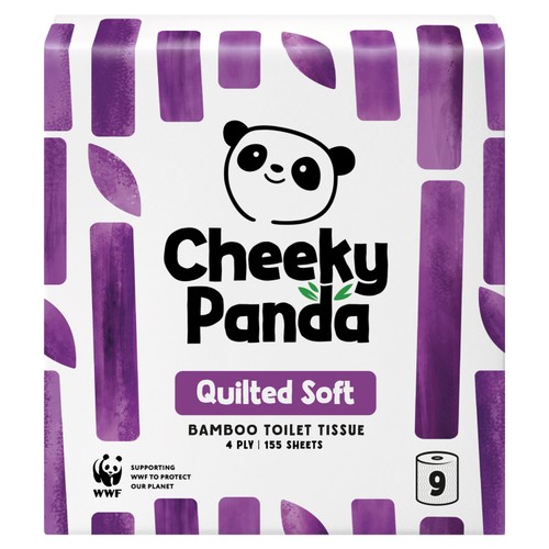 The Cheeky Panda Luxury Quilted Bamboo Toilet Tissue